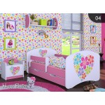 Otroška postelja Happy babies Srce iz rožic 04